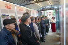 L’exposition itinérante « Khat vong tu do » au musée des prisonniers révolutionnaires. Photo : Comité d’organisation.