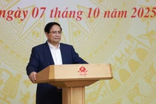 Le Premier ministre Pham Minh Chinh préside la 16ᵉ réunion du Comité national de direction sur la lutte contre la pêche INN. Photo : VNA.