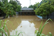 De fortes pluies ont provoqué des inondations dans plusieurs zones de la province de Tuyen Quang, au Nord du Vietnam. Photo : VNA.