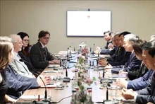 Lors de la rencontre. Photo : VNA.