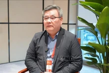 Le professeur Cui Hongjian de l’Institut d’études avancées sur la gouvernance régionale et mondiale de l’Université des langues étrangères de Pékin. Photo : VNA.