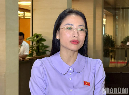 La députée Tran Khanh Thu (province de Thai Binh).