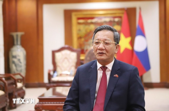 L’ambassadeur du Vietnam au Laos, Nguyen Minh Tam. Photo : VNA