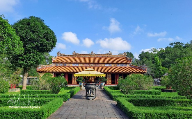Le mausolée de Gia Long à Hue. Photo: VNA