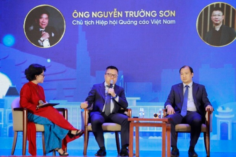 Le Quoc Minh, membre du Comité central du Parti, rédacteur en chef du journal Nhân Dân et président de l’Association des journalistes du Vietnam, s'exprime au forum. Photo: bvhttdl.gov.vn mg2014-1748685921057119230862.jpg