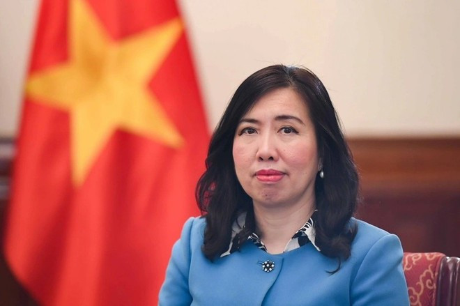 La vice-ministre vietnamienne des Affaires étrangères, Le Thi Thu Hang. Photo : VNA. La vice-ministre vietnamienne des Affaires étrangères, Le Thi Thu Hang. Photo : VNA.