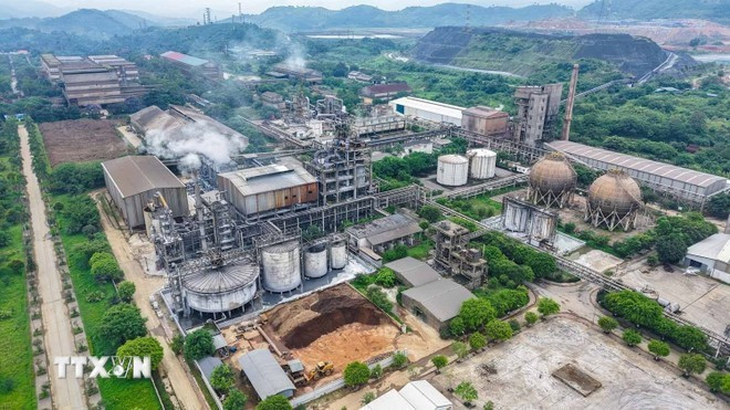 Usine de production d'engrais DAP à Lao Cai. Photo d'illustration : VNA