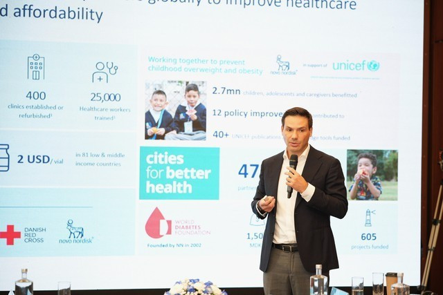 Erik Wiebols, directeur général de Novo Nordisk Vietnam. Photo: VGP.