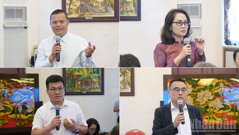 Des représentants d’entreprises vietnamiennes et chinoises ont pris la parole lors de la conférence. image-8.jpg