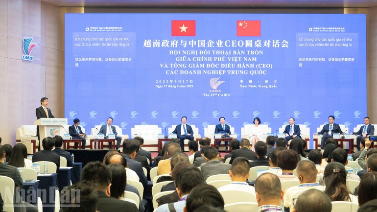 Le vice-ministre des Sciences et des Technologies Bui Hoang Phuong prend la parole lors de la conférence. image-2.jpg