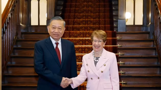 [En images] Le SG du PCV et président To Lam rencontre la gouverneure de Nouvelle-Galles du Sud (Australie)