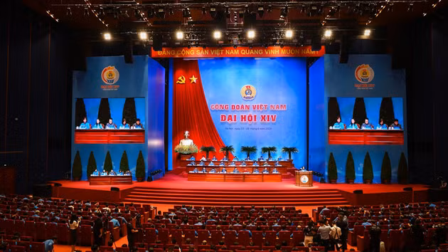 Ouverture du XIVe Congrès de la Confédération générale du travail du Vietnam pour le mandat 2026-2031. Photo : Nhân Dân.