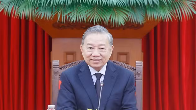 Le secrétaire général du Comité central du Parti communiste du Vietnam (PCV) et président de la République To Lam. Photo : VNA.