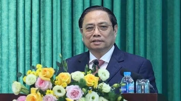 Le Premier ministre Pham Minh Chinh. Photo : VNA.
