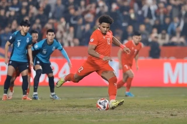 L'attaquant Nguyên Xuân Son. Photo : VNA.