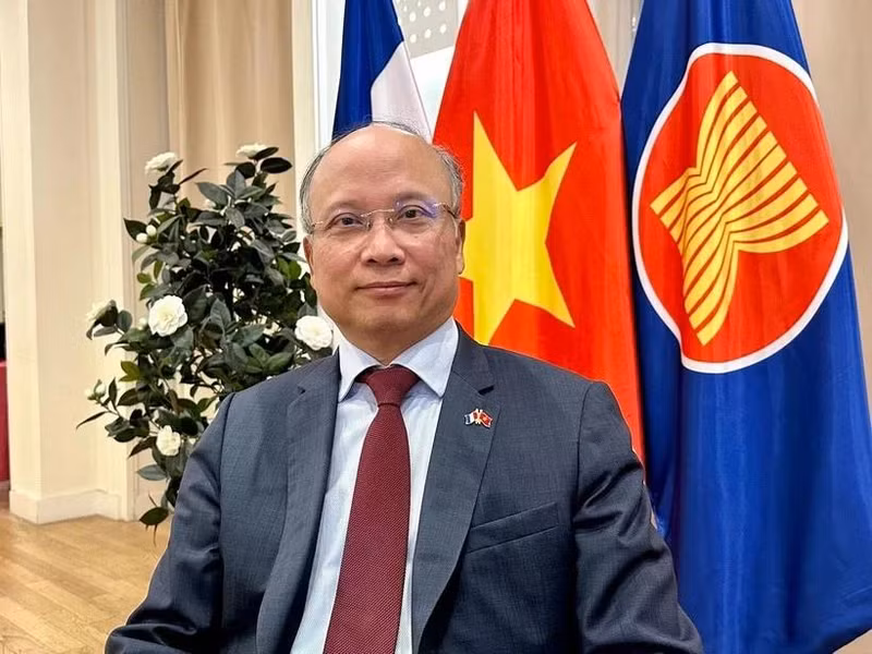 L'ambassadeur du Vietnam en France, Dinh Toan Thang. Photo : VNA.