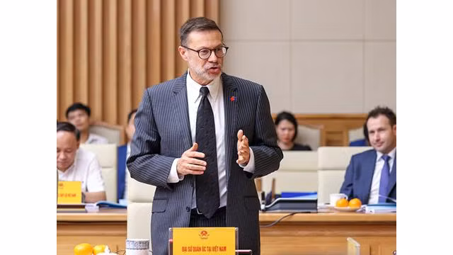  Le nouvel ambassadeur d’Australie au Vietnam, Andrew Goledzinowski. Photo: VGP