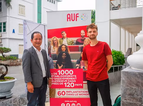 Des activités de l'Organisation de la francophonie dans les universités ouvrent de nombreuses possibilités d'apprentissage et d'échange pour les étudiants francophones. Photo : Journal Tintuc.