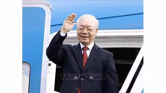 Le Secrétaire général du Comité central du Parti communiste du Vietnam, Nguyên Phu Trong. Photo : VNA.