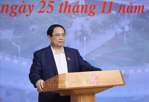 Le Premier ministre Pham Minh Chinh. Photo : VNA.