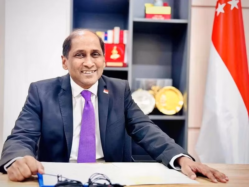 L'ambassadeur de Singapour au Vietnam, Jaya Ratnam. Photo : VNA.