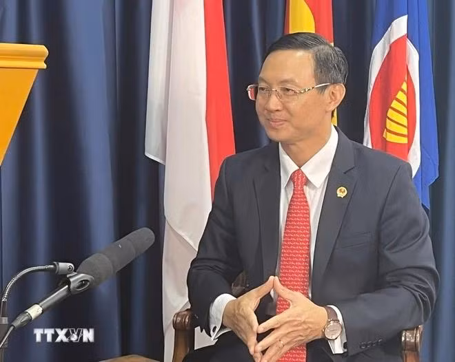 L'ambassadeur du Vietnam à Singapour, Tran Phuoc Anh. Photo : VNA.