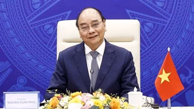 Le Président vietnamien, Nguyên Xuân Phuc. Photo : VNA.