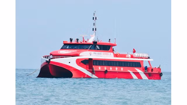 La ligne de navires express partant du port de Sa Ky pour l’île de Ly Son et en inverse. Photo : Vn Exrpess.