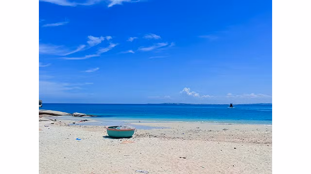 Des paysages naturels magnifiques, son air pur et ses eaux limpides sur l'île de Cù Lao Câu. Photo : plo.vn