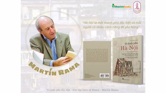 La couverture du livre « Pour l’amour de Hanoi » de l'économiste uruguayen, Martin Rama. Photo : Toquoc.vn