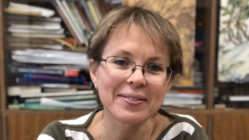 La Vietnamologue Sveta Glazunova, experte en études vietnamiennes et chargée de cours en langue vietnamienne à l’Académie diplomatique du ministère des Affaires étrangères de la Russie. Photo: NVCC