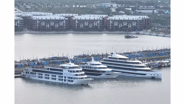 Le port de croisière international d’Ha Long. Photo : vnexpress.net Le port de croisière international d’Ha Long. Photo : vnexpress.net