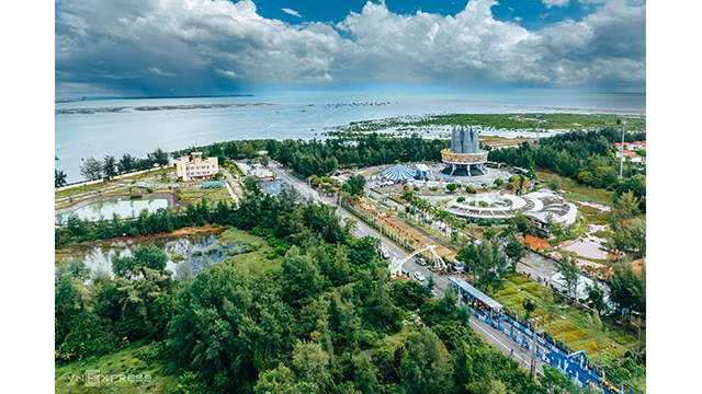 La ville de Mong Cai. Photo : vnexpress.net La ville de Mong Cai. Photo : vnexpress.net