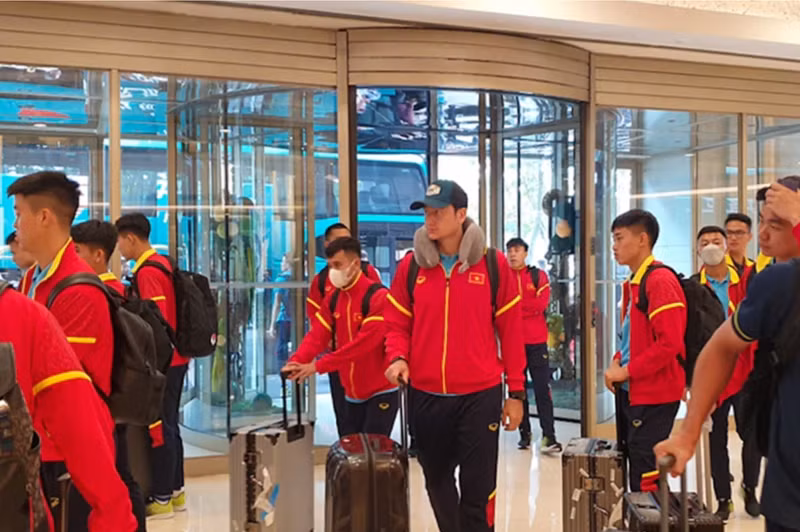 L'équipe vietnamienne rencontrera le 10 octobre l'équipe chinoise lors d'un match amical. Photo: VFF.
