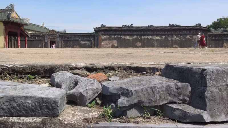Le palais de Cân Chanh a été construit il y a près de 220 ans, la troisième année du règne du roi Gia Long (1804). Photo: VOV Le palais de Cân Chanh a été construit il y a près de 220 ans, la troisième année du règne du roi Gia Long (1804). Photo: VOV