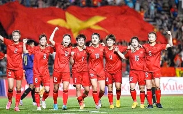 L'équipe féminine de football du Vietnam. Photo : VFF.