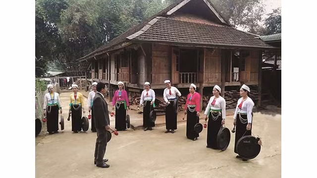 Les gongs Mường sont utilisés dans plus de 90% des festivals Muong et sont toujours sélectionnés par la province de Hoa Binh dans les événements culturels de la province. Photo : thoidai.com.vn