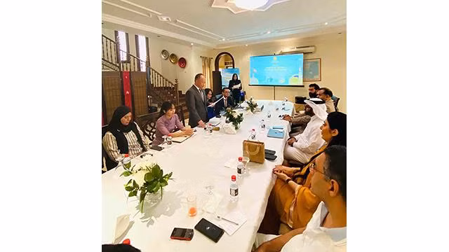La vue générale du séminaire de promotion du tourisme Vietnam - Qatar. Photo : baoquocte.vn