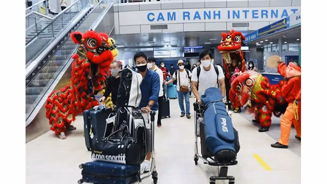 Les visiteurs à Khanh Hoa. Photo : baokhanhhoa.vn