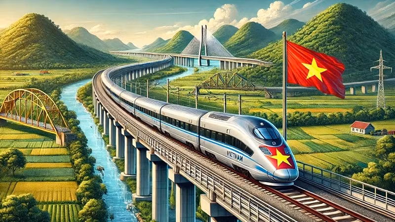 Le projet de ligne ferroviaire à grande vitesse Nord-Sud est proposé avec une longueur de 1.541 km, une double voie, un écartement de 1.435 mm, un moteur électrifié, avec des infrastructures conçues pour une vitesse de 350 km/h.