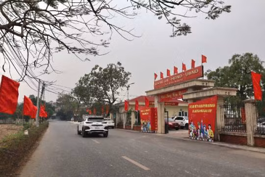 Un coin du village de Dai Mach dans le district de Dông Anh. Photo : hanoimoi.vn