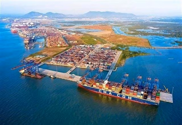 Le port occupera une superficie totale d’environ 71,23 hectares avec un investissement total de 5,73 billions de dôngs (près de 230 millions de dollars). Photo : VNA