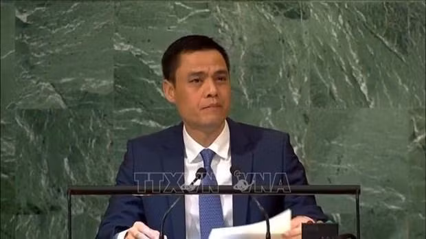 L’ambassadeur Dang Hoang Giang, chef de la Mission permanente du Vietnam auprès des Nations unies (ONU). Photo : VNA