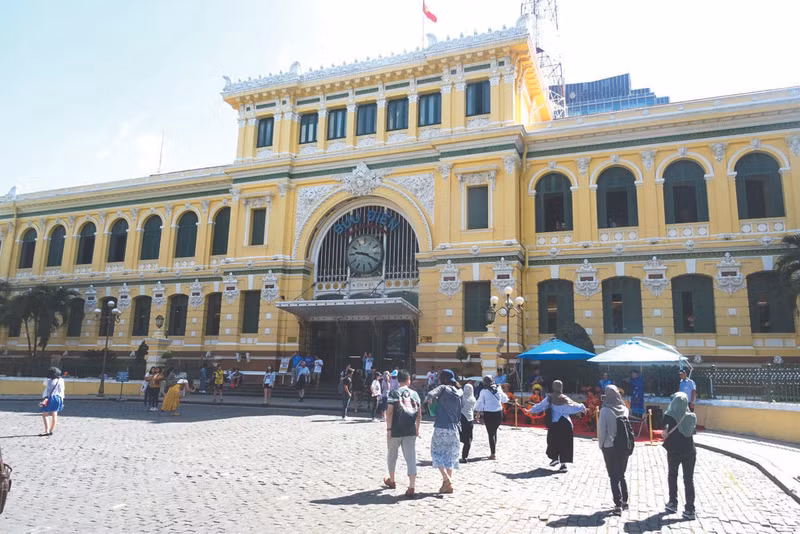 La Poste centrale de Hô Chi Minh-Ville. Photo : VNA/CVN 