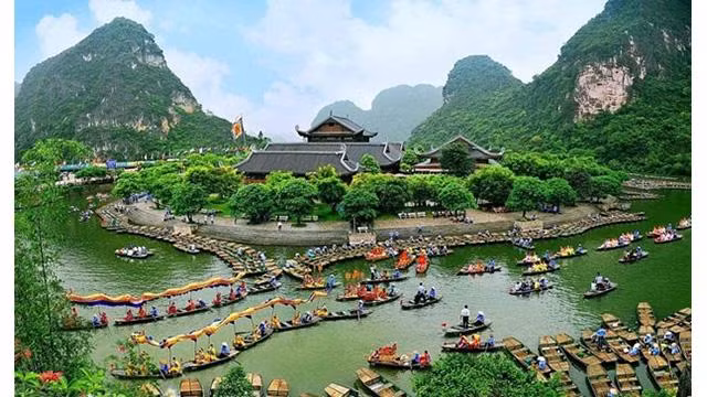 Le complexe d’écotourisme de Trang An. Photo : VNA.