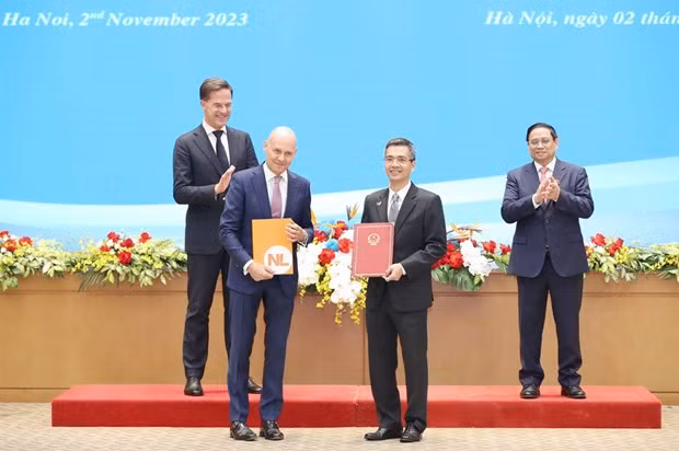 Le Vietnam et les Pays-Bas échangent un accord sur la mise en œuvre de l'accord sur la coopération et le soutien administratif mutuel dans le secteur douanier. Photo : VNA