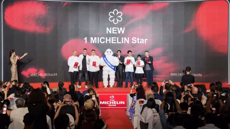 3 nouveaux restaurants ont obtenu 1 étoile Michelin, à savoir, La Maison 1888 à l'InterContinental Danang Peninsula Resort ; Akuna (HCMC) et le Pavillon Royal (HCMC). Photo : nhandan.vn