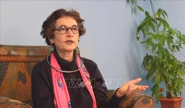 Merle Ratner, activiste américaine anti-guerre et amie des mouvements de gauche. Photo: VNA