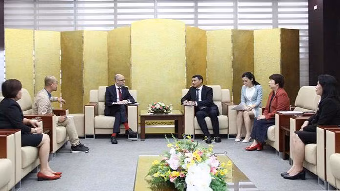 Lors de la rencontre. Photo: danang.gov.vn