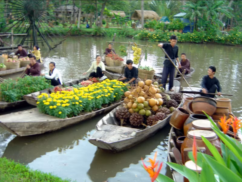La zone touristique de Binh Quoi 1 présente des spécialités régionales du Sud aux visiteurs.Photo : Saigontourist/CVN
